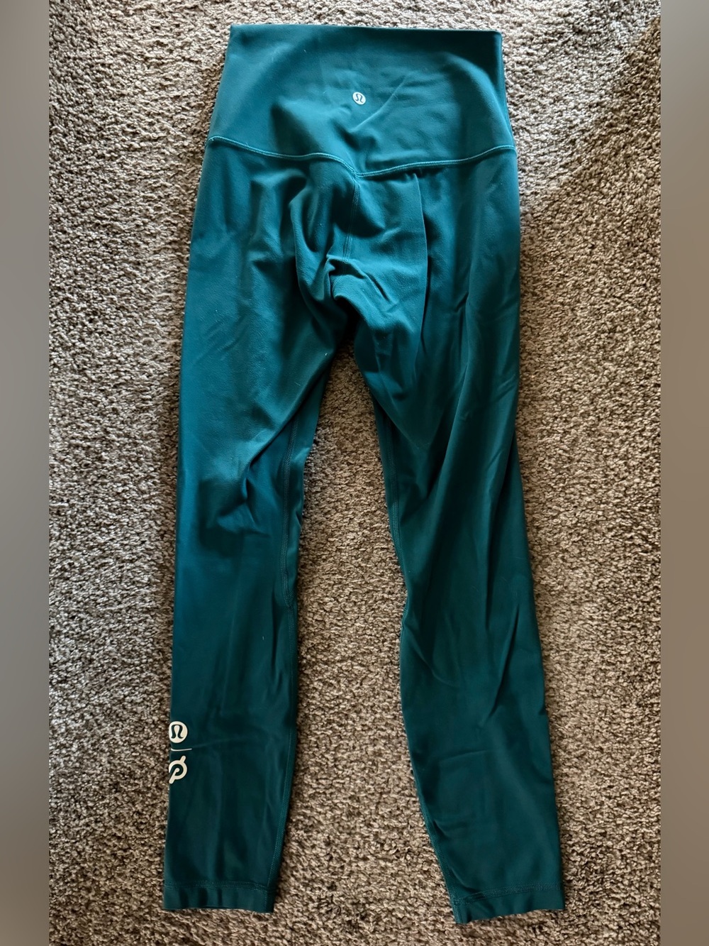 lululemon x Peloton Teal Athletic Leggings